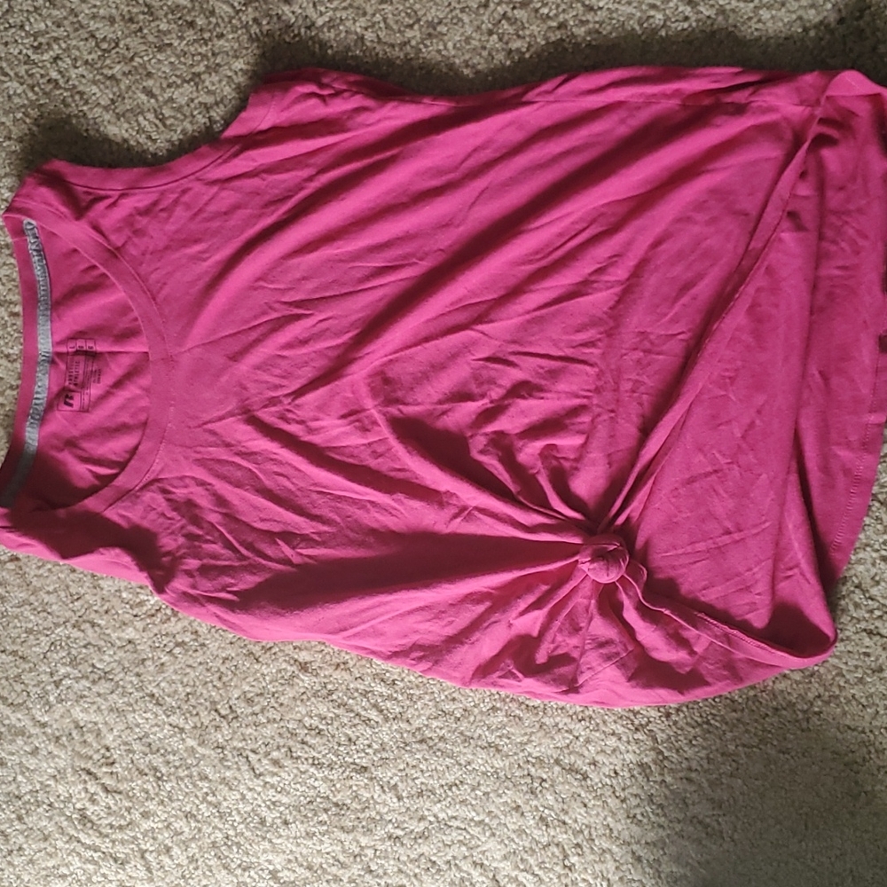 Pink muscle shirt